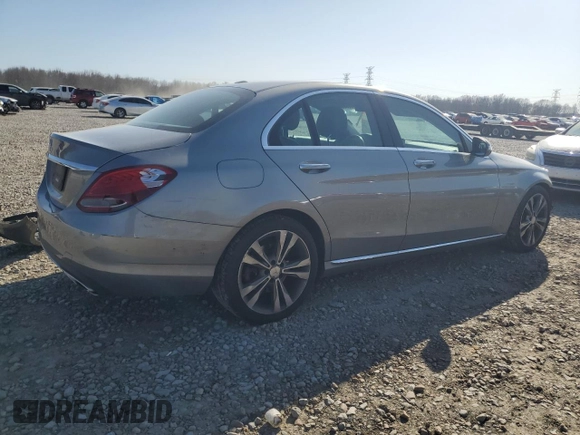 2016 Mercedes-Benz C 300 with VIN 55SWF4JB2GU166000, listed as a Copart auction lot 48719765 with 76,437 mi miles and Salvage Title. Bid and sale history available at carsss.com. Image 3.