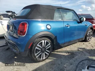2023 MINI Convertible Cooper S with VIN WMW43DL00P3P78560, listed as a Copart auction lot 76618324 with 0 mi miles and Non Repairable. Bid and sale history available at carsss.com. Image 3.