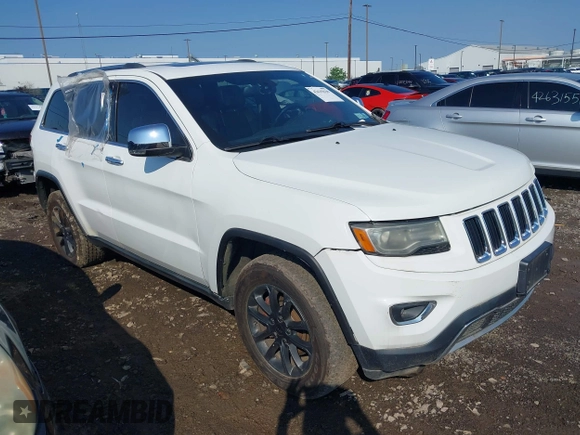 2014 Jeep Grand Cherokee Limited with VIN 1C4RJFBG9EC302183, listed as a IAAI auction lot 42635630 with 164,836 mi miles and . Bid and sale history available at DreamBid. Image 1.