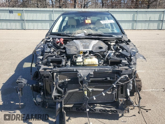 2018 Infiniti Q50 Luxe with VIN JN1EV7AR0JM444764, listed as a Copart auction lot 48258745 with 72,779 mi miles and Salvage Title. Bid and sale history available at carsss.com. Image 5.