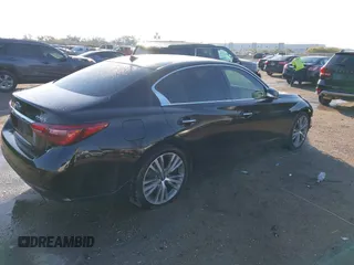 2018 Infiniti Q50 3.0t LUXE with VIN JN1EV7AP2JM359410, listed as a IAAI auction lot 40742721 with 161,858 mi miles. Bid and sale history available at carsss.com. Image 4.