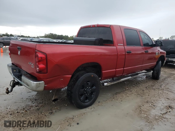 2007 Dodge Ram 2500 SLT with VIN 3D7KS29CX7G702897, listed as a Copart auction lot 79507244 with 231,264 mi miles and Salvage Title. Bid and sale history available at carsss.com. Image 3.