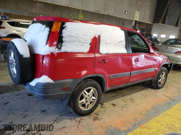 2001 Honda CR-V EX with VIN JHLRD18681C022373, listed as a Copart auction lot 45662325 with 225,807 mi miles and Salvage Title. Bid and sale history available at carsss.com. Image 3.