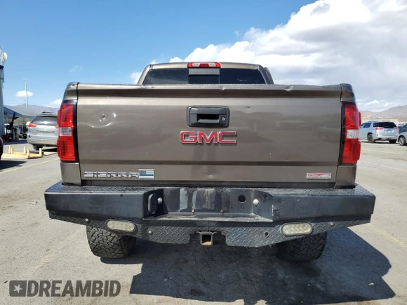 2015 GMC Sierra 1500 SLT with VIN 3GTU2VEC0FG106920, listed as a Copart auction lot 51511915 with 71,658 mi miles and Salvage Title. Bid and sale history available at DreamBid. Image 6.