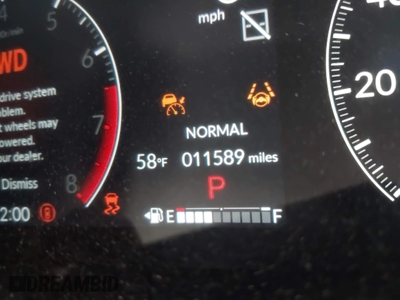 2025 Honda CR-V EX-L with VIN 2HKRS4H78SH403496, listed as a IAAI auction lot 41802900 with 11,589 mi miles and . Bid and sale history available at DreamBid. Image 15.