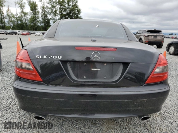 2008 Mercedes-Benz SLK 280 with VIN WDBWK54F88F180111, listed as a Copart auction lot 66682435 with 94,948 mi miles and Clean title. Bid and sale history available at DreamBid. Image 6.