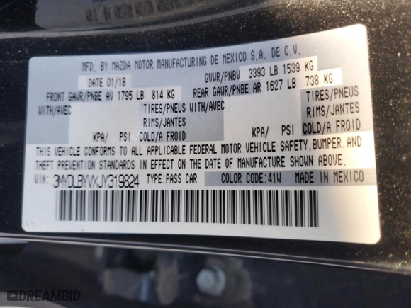 2018 Toyota Yaris iA with VIN 3MYDLBYVXJY319824, listed as a Copart auction lot 48471505 with 99,270 mi miles and Salvage Title. Bid and sale history available at carsss.com. Image 12.