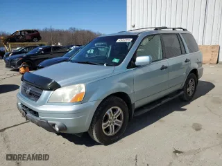 2003 Honda Pilot EX with VIN 2HKYF18623H572890, listed as a Copart auction lot 49452895 with 238,501 mi miles and Salvage Title. Bid and sale history available at carsss.com. Image 1.