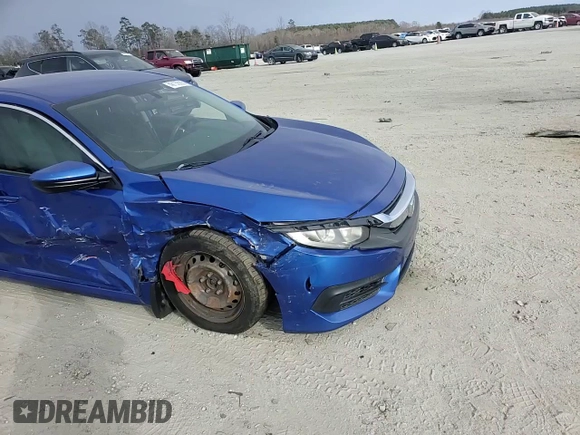 2016 Honda Civic Sedan LX with VIN 19XFC2F5XGE009550, listed as a Copart auction lot 48136285 with 105,846 mi miles and Salvage Title. Bid and sale history available at carsss.com. Image 11.