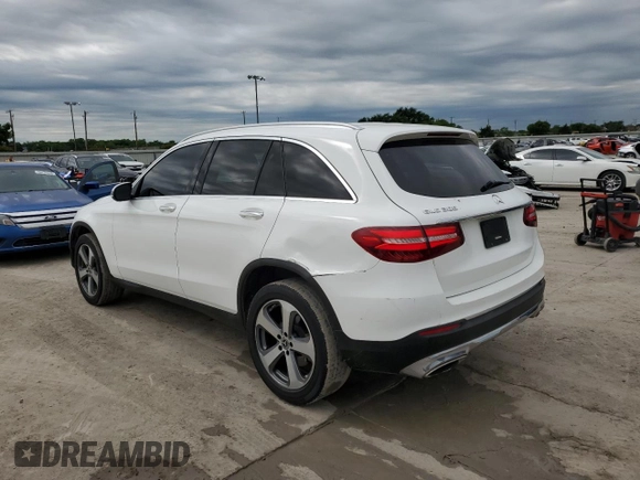 2019 Mercedes-Benz GLC 300 with VIN WDC0G4JB6KF506798, listed as a Copart auction lot 55617685 with 122,025 mi miles and Clean title. Bid and sale history available at DreamBid. Image 2.
