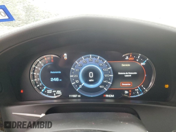 2016 Cadillac CT6 Premium Luxury AWD with VIN 1G6KF5RS0GU167490, listed as a Copart auction lot 50760145 with 111,697 mi miles and Salvage title. Bid and sale history available at DreamBid. Image 9.