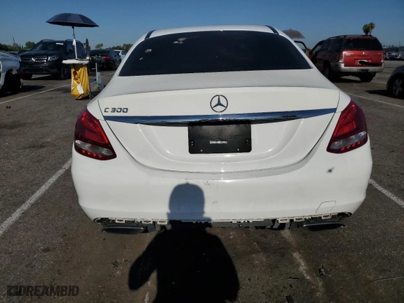 2015 Mercedes-Benz C-Class C 300 with VIN 55SWF4JB4FU055687, listed as a Copart auction lot 64046974 with 0 mi miles and Salvage Title. Bid and sale history available at carsss.com. Image 6.