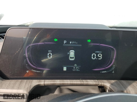 2024 Kia Telluride EX with VIN 5XYP34GC3RG497226, listed as a Copart auction lot 88254825 with 12,110 mi miles and Salvage Title. Bid and sale history available at DreamBid. Image 9.