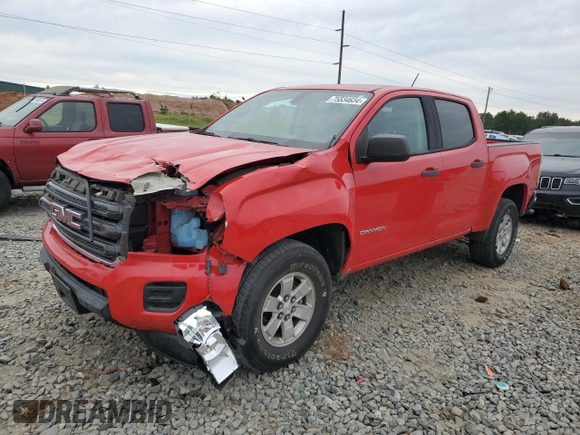 2017 GMC Canyon 2WD with VIN 1GTG5BEN1H1266018, listed as a Copart auction lot 75534634 with 66,908 mi miles and Salvage Title. Bid and sale history available at carsss.com. Image 1.