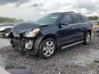 2011 Chevrolet Traverse LTZ z VIN 1GNKRLED9BJ228398, wystawiony jako Copart lot #53843955 z przebiegiem 109 226 mil mil oraz Szkoda całkowita • Salvage title. Historia ofert i sprzedaży dostępna na DreamBid. Obrazek 1.