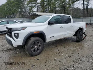 2023 GMC Canyon 4WD Elevation with VIN 1GTP6BEK4P1164942, listed as a Copart auction lot 47814055 with 63,375 mi miles and Salvage Title. Bid and sale history available at carsss.com. Image 1.