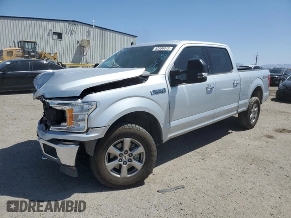 2019 Ford F-150 XL with VIN 1FTFW1E59KKC70287, listed as a Copart auction lot 52596015 with 113,089 mi miles and Salvage Title. Bid and sale history available at carsss.com. Image 1.