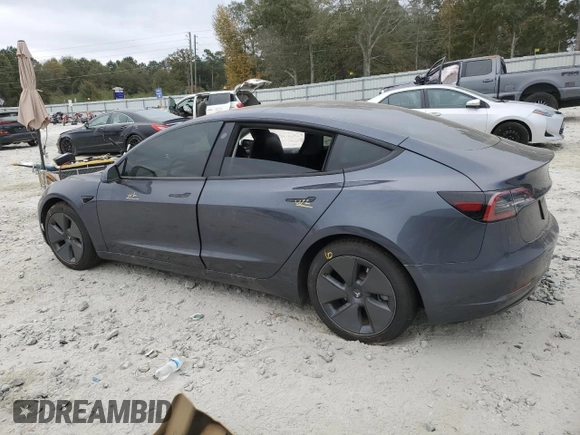 2023 Tesla Model 3 z VIN 5YJ3E1EA1PF649629, wystawiony jako Copart lot #78070704 z przebiegiem Nie podano mil oraz Szkoda całkowita • Salvage title. Historia ofert i sprzedaży dostępna na DreamBid. Obrazek 2.