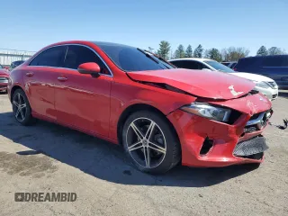 2019 Mercedes-Benz A 220 with VIN WDD3G4EB9KW023082, listed as a Copart auction lot 52583275 with 53,758 mi miles and Salvage title. Bid and sale history available at DreamBid. Image 4.