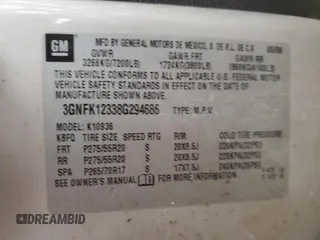 2008 Chevrolet Avalanche LTZ z VIN 3GNFK12338G294686, wystawiony jako Copart lot #41976675 z przebiegiem 143 713 mil mil oraz Czysty tytuł • Clean title. Historia ofert i sprzedaży dostępna na DreamBid. Obrazek 12.