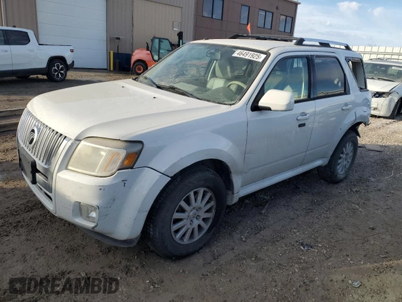 2011 Mercury Mariner Premier with VIN 4M2CN9HG4BKJ07803, listed as a Copart auction lot 46491925 with 135,951 mi miles and Salvage title. Bid and sale history available at DreamBid. Image 1.