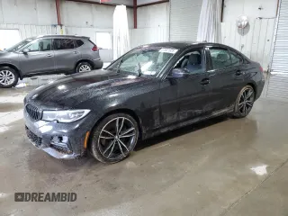 2021 BMW 3 Series 330i xDrive with VIN 3MW5R7J04M8B73080, listed as a Copart auction lot 57851605 with Not provided miles and Salvage title. Bid and sale history available at DreamBid. Image 1.