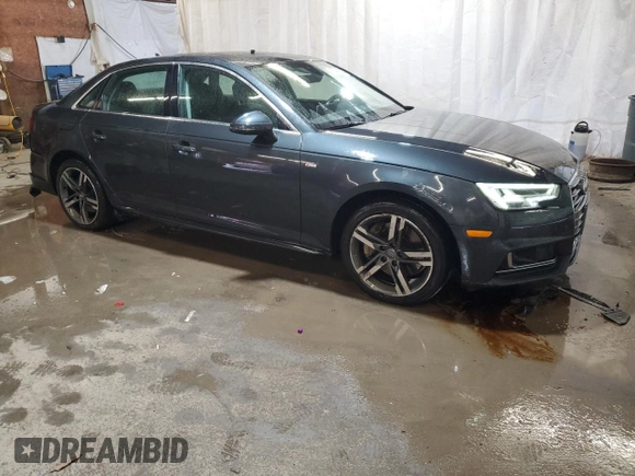 2017 Audi A4 Prestige with VIN WAUFNAF41HN057069, listed as a Copart auction lot 76749324 with 98,758 mi miles and Salvage Title. Bid and sale history available at carsss.com. Image 4.