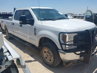 2019 Ford F-250 XL with VIN 1FT7W2B63KEF60966, listed as a IAAI auction lot 42731380 with 214,421 mi miles and . Bid and sale history available at DreamBid. Image 1.