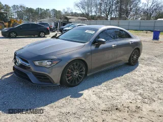 2022 Mercedes-Benz CLA 35 AMG with VIN W1K5J5BB2NN296072, listed as a Copart auction lot 44534784 with 44,666 mi miles and . Bid and sale history available at DreamBid. Image 1.