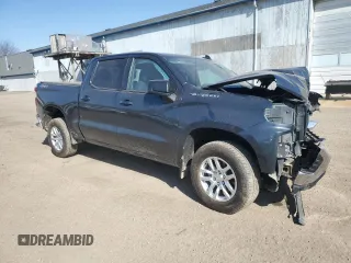 2020 Chevrolet Silverado 1500 LT with VIN 3GCUYDED2LG327240, listed as a Copart auction lot 53514135 with 142,062 mi miles and Salvage Title. Bid and sale history available at DreamBid. Image 4.