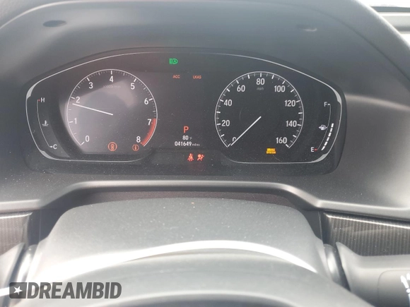 2020 Honda Accord Sport with VIN 1HGCV2F3XLA020073, listed as a Copart auction lot 57354185 with 41,649 mi miles and Salvage title. Bid and sale history available at DreamBid. Image 9.
