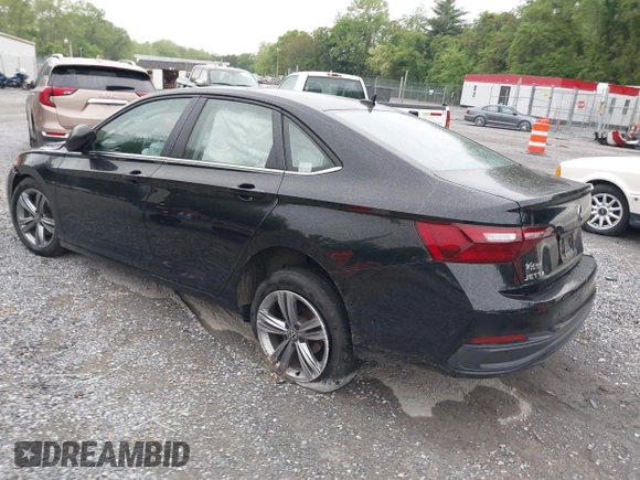 2023 Volkswagen Jetta SE z VIN 3VW7M7BUXPM061694, wystawiony jako IAAI lot #42231342 z przebiegiem 39 063 mil mil oraz . Historia ofert i sprzedaży dostępna na DreamBid. Obrazek 3.