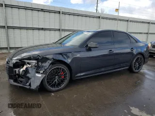 2018 Audi A4 Premium Plus z VIN WAUENAF43JA039441, wystawiony jako Copart lot #49974505 z przebiegiem 50 880 mil mil oraz Szkoda całkowita • Salvage title. Historia ofert i sprzedaży dostępna na DreamBid. Obrazek 1.