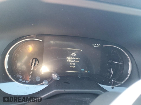 2025 Toyota RAV4 XLE Premium with VIN 2T3A1RFV6SW501627, listed as a Copart auction lot 86159954 with 220 mi miles and Salvage title. Bid and sale history available at DreamBid. Image 9.