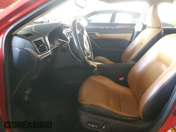 2014 Lexus CT 200h with VIN JTHKD5BH3E2178251, listed as a Copart auction lot 50968935 with 123,738 mi miles and Salvage Title. Bid and sale history available at DreamBid. Image 7.