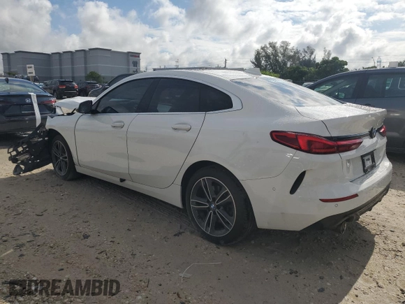2021 BMW 2 Series 228i with VIN WBA53AK01M7J27575, listed as a Copart auction lot 56217515 with 52,201 mi miles and Non repairable. Bid and sale history available at DreamBid. Image 2.