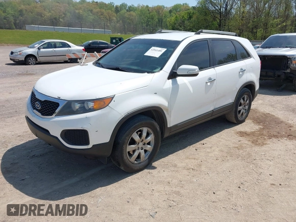 2011 Kia Sorento LX with VIN 5XYKT3A1XBG037157, listed as a IAAI auction lot 42041481 with 196,151 mi miles and . Bid and sale history available at DreamBid. Image 2.