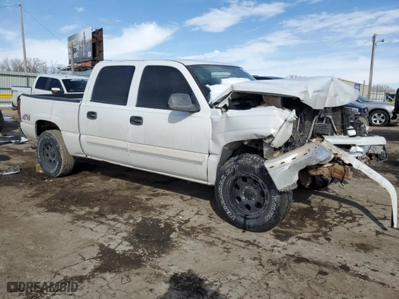 2006 Chevrolet Silverado 1500 LS with VIN 2GCEK13V961314935, listed as a Copart auction lot 48843765 with 0 mi miles and Salvage Title. Bid and sale history available at carsss.com. Image 4.