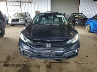 2020 Honda Civic Sedan EX-L with VIN 19XFC1F75LE212674, listed as a Copart auction lot 50965015 with 57,789 mi miles and Salvage Title. Bid and sale history available at carsss.com. Image 5.