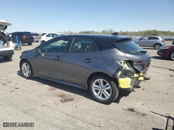 2022 Toyota Corolla Hatchback SE with VIN JTND4MBE6N3186926, listed as a Copart auction lot 52149665 with 19,906 mi miles and Salvage Title. Bid and sale history available at carsss.com. Image 2.