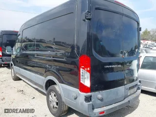 2015 Ford Transit Cargo Van with VIN 1FTYR2CM4FKA73033, listed as a IAAI auction lot 42000319 with 88,001 mi miles. Bid and sale history available at carsss.com. Image 3.