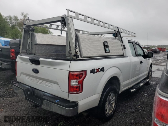 2018 Ford F-150 XL with VIN 1FTEX1EB4JKD76711, listed as a Copart auction lot 57730345 with 187,502 mi miles and Clean title. Bid and sale history available at DreamBid. Image 3.