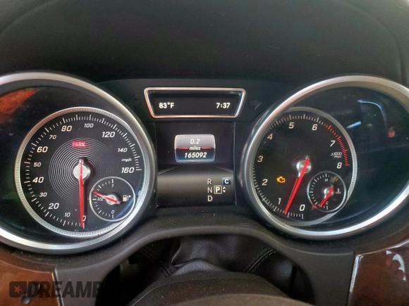 2017 Mercedes-Benz GLS 450 with VIN 4JGDF6EE2HA905445, listed as a Copart auction lot 62874365 with 165,092 mi miles and Clean title. Bid and sale history available at DreamBid. Image 9.