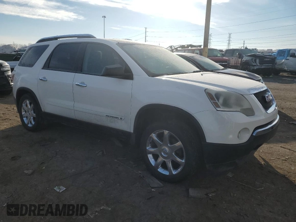 2008 GMC Acadia SLE1 z VIN 1GKER13718J307746, wystawiony jako Copart lot #47288485 z przebiegiem 184 961 mil mil oraz Szkoda całkowita • Salvage title. Historia ofert i sprzedaży dostępna na DreamBid. Obrazek 4.