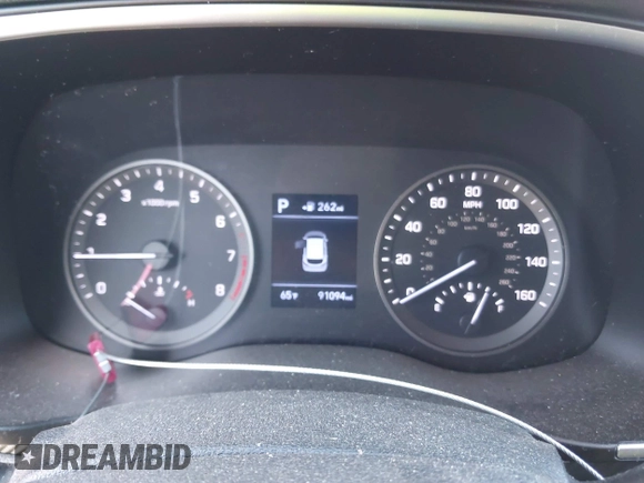 2019 Hyundai Tucson SE with VIN KM8J2CA41KU926156, listed as a IAAI auction lot 41888461 with 91,094 mi miles. Bid and sale history available at carsss.com. Image 7.