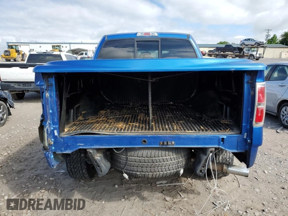 2013 Ford F-150 XL with VIN 1FTFW1ET4DKE90681, listed as a Copart auction lot 56385965 with 165,328 mi miles and Salvage title. Bid and sale history available at DreamBid. Image 6.
