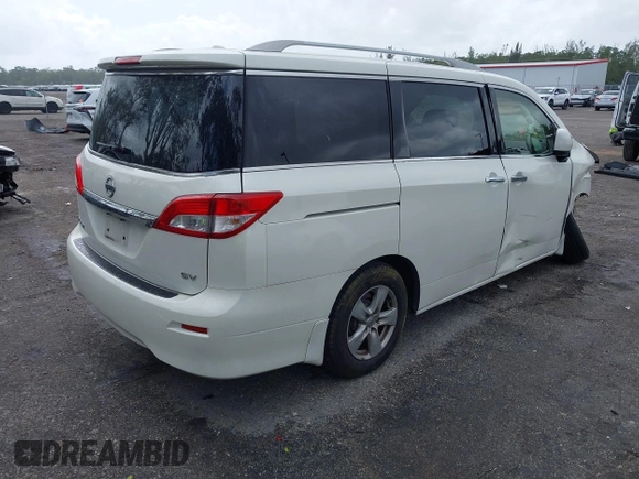 2016 Nissan Quest SL with VIN JN8AE2KP3G9157799, listed as a IAAI auction lot 42007525 with 96,368 mi miles and . Bid and sale history available at DreamBid. Image 4.