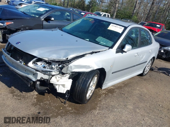 2006 Saab 9-3 with VIN YS3FD49Y861130134, listed as a IAAI auction lot 41983718 with 144,024 mi miles. Bid and sale history available at carsss.com. Image 17.
