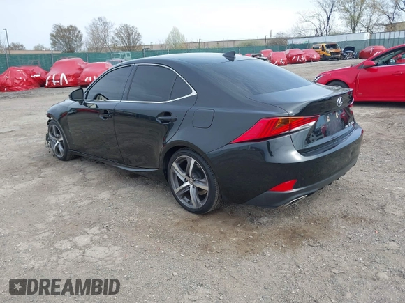 2018 Lexus IS 300 with VIN JTHC81D24J5032802, listed as a IAAI auction lot 41918847 with 69,953 mi miles and . Bid and sale history available at DreamBid. Image 3.