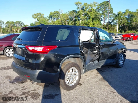2021 Chevrolet Traverse LS with VIN 1GNERFKW0MJ194763, listed as a IAAI auction lot 41143578 with 114,978 mi miles. Bid and sale history available at carsss.com. Image 4.